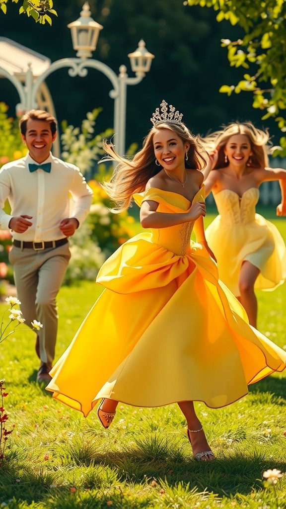 Children Laughing in the Garden