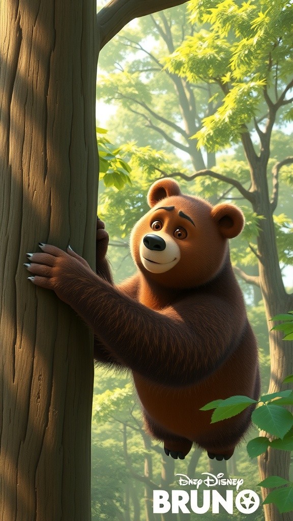The Bear Stuck in a Tree