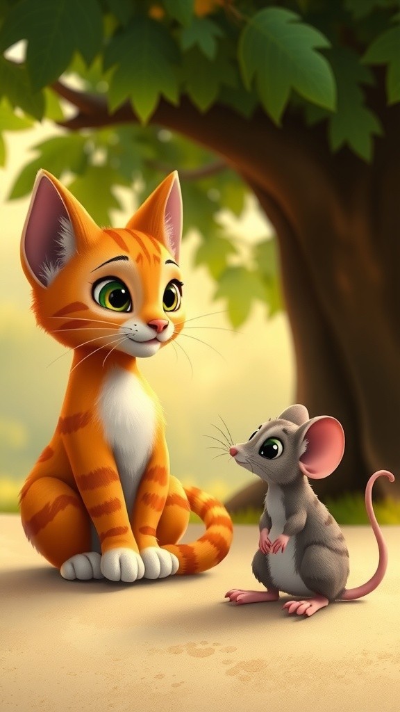 चूहा और बिल्ली: समझदारी की कहानी