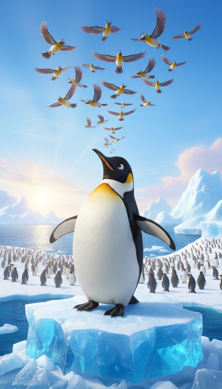 Penny the Penguin's Flight Fiasco!