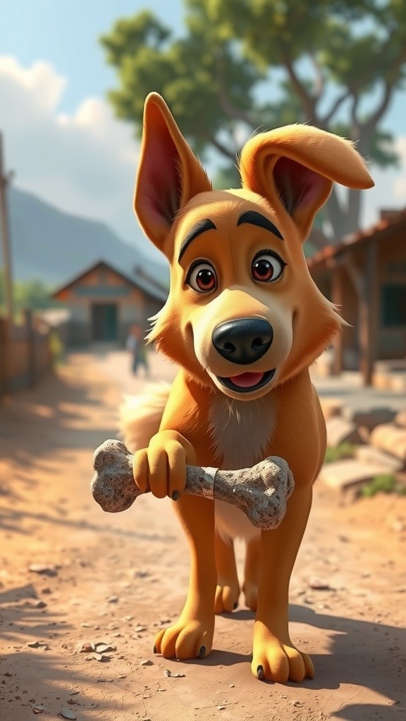 लालची कुत्ता और हड्डी की कहानी