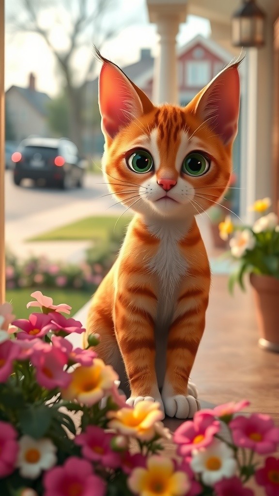 Kucingku, Atasan di Pagi Hari!