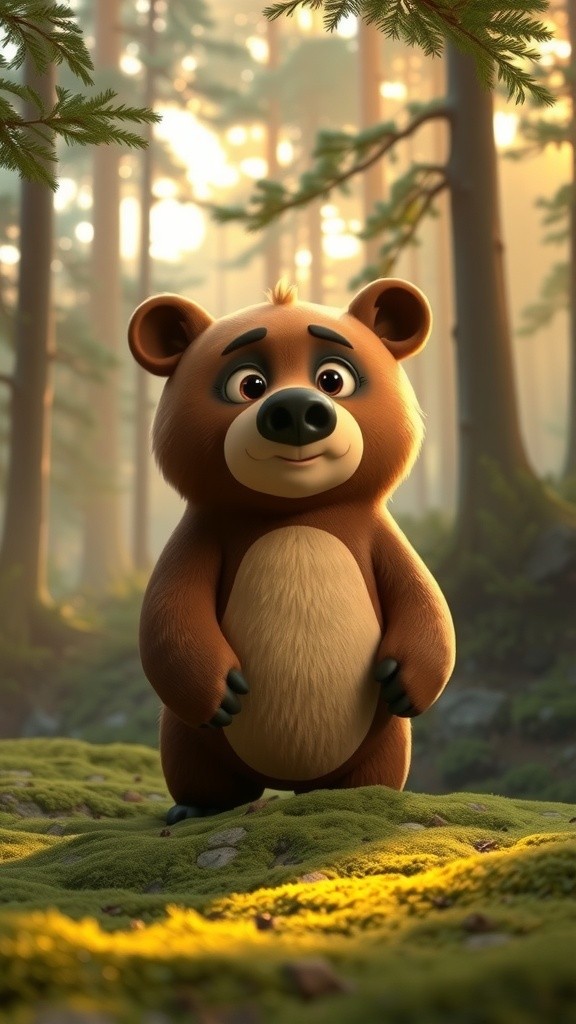 पेड़ पर फंसा भालू