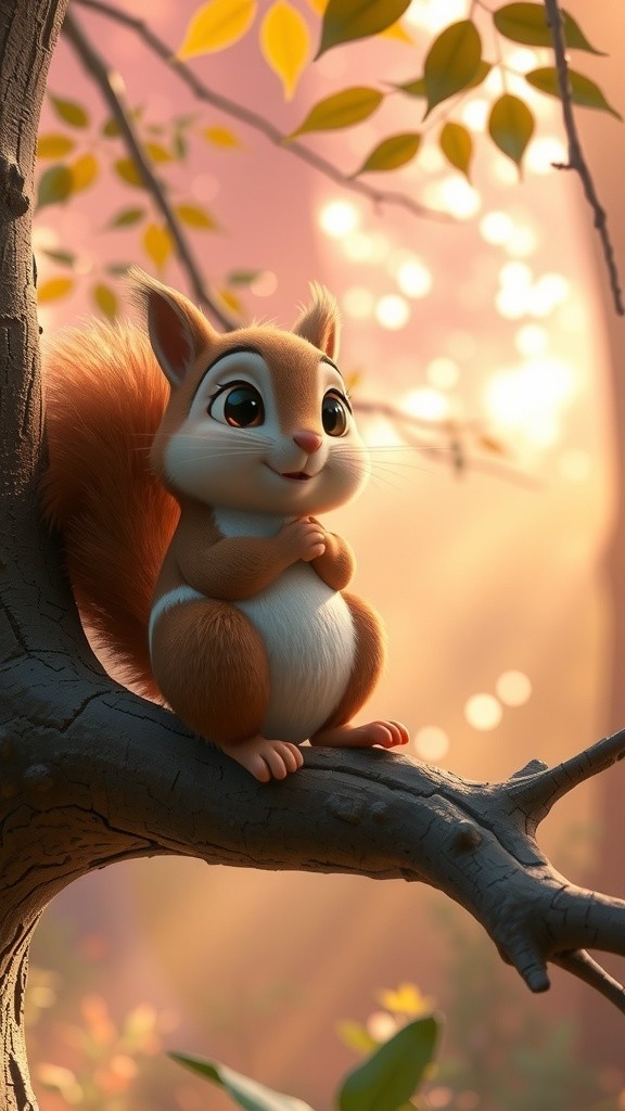 Tupai Cerdik Menyeberang Sungai