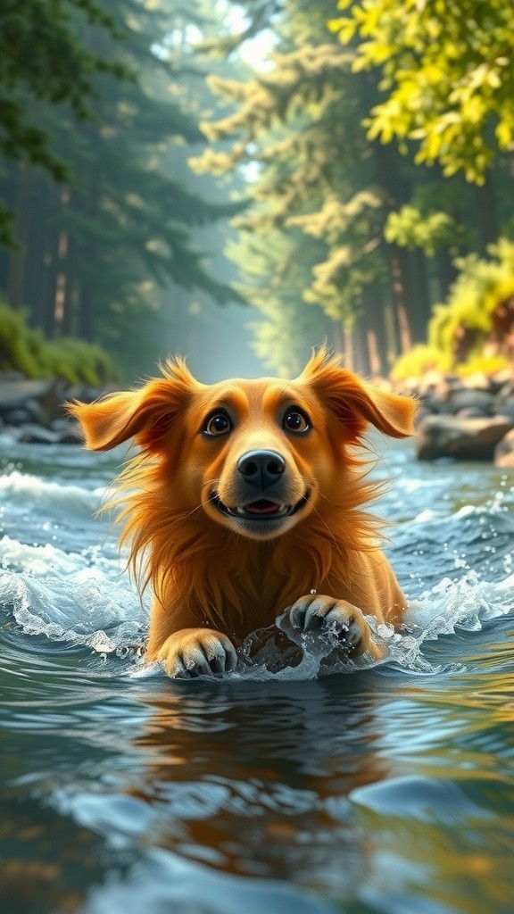 Lord Shiva Saves a Dog from Drowning