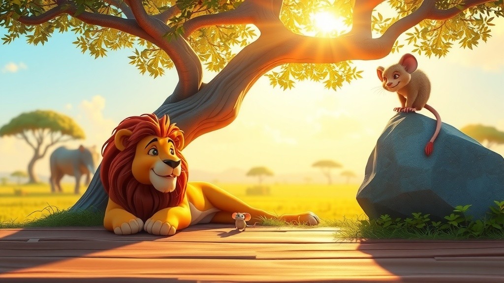 The Lion and the Mouse