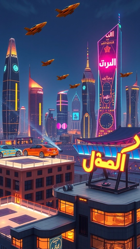 Neon Dreams: Karachi 2050
