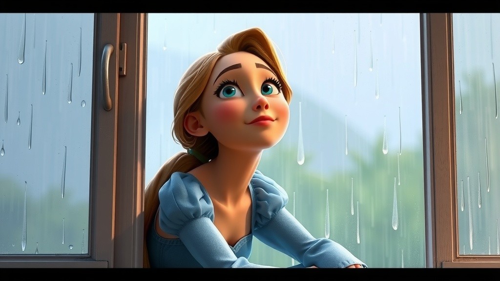 بارش کی بوندوں میں سکون