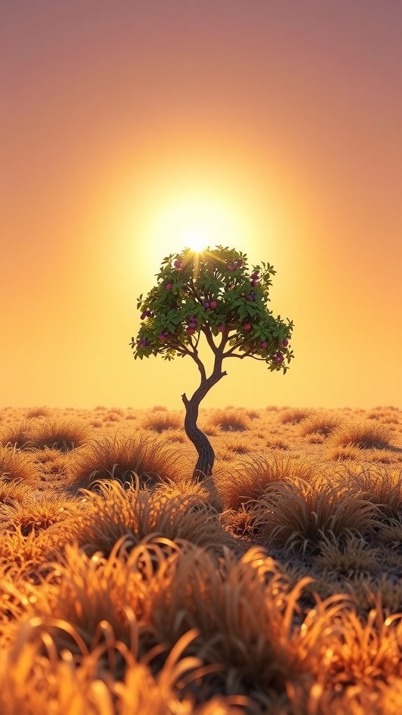 The Parrot and the Resilient Berry Tree