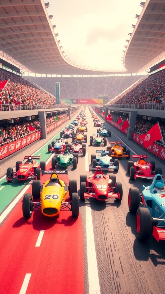 कलर लैंड की मजेदार रेस!