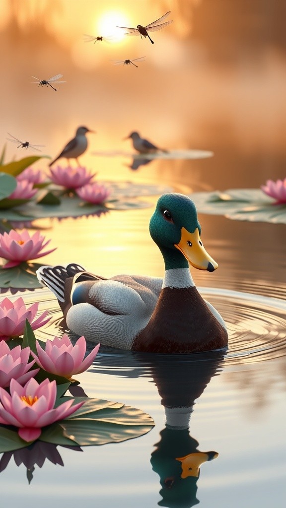 बत्तख और हंस: घमंड की कहानी