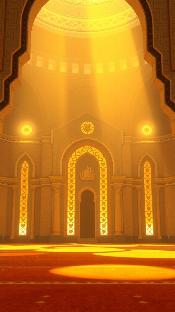 Breaking the Fast in a Majestic Mosque