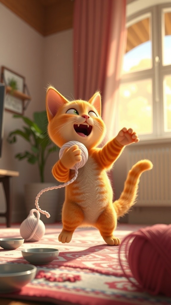 Orange Cat's Hospital Adventure with Parents