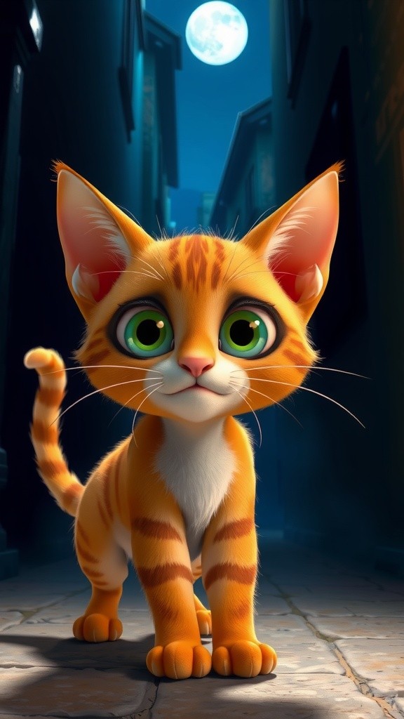 चाँदनी बिल्ली की साहसी कहानी