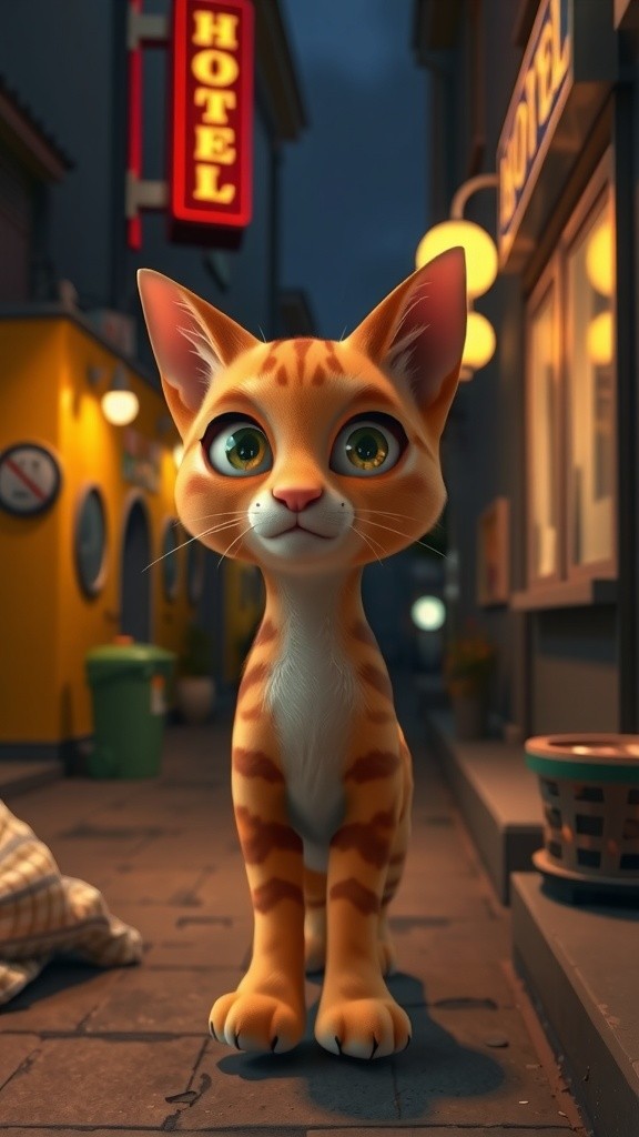 भूख और संघर्ष: चांदनी बिल्ली की कहानी