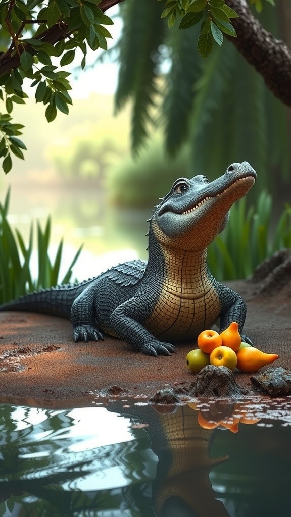 Buaya Ngambek Karena Nggak Dikasih Cemilan!