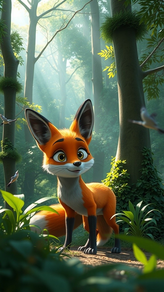 लोमड़ी और खरगोश की सीख