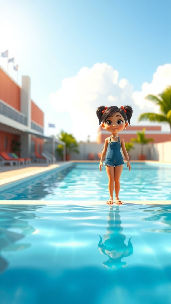 Sasa Si Semut dan Gogo Si Gajah: Petualangan di Kolam Renang