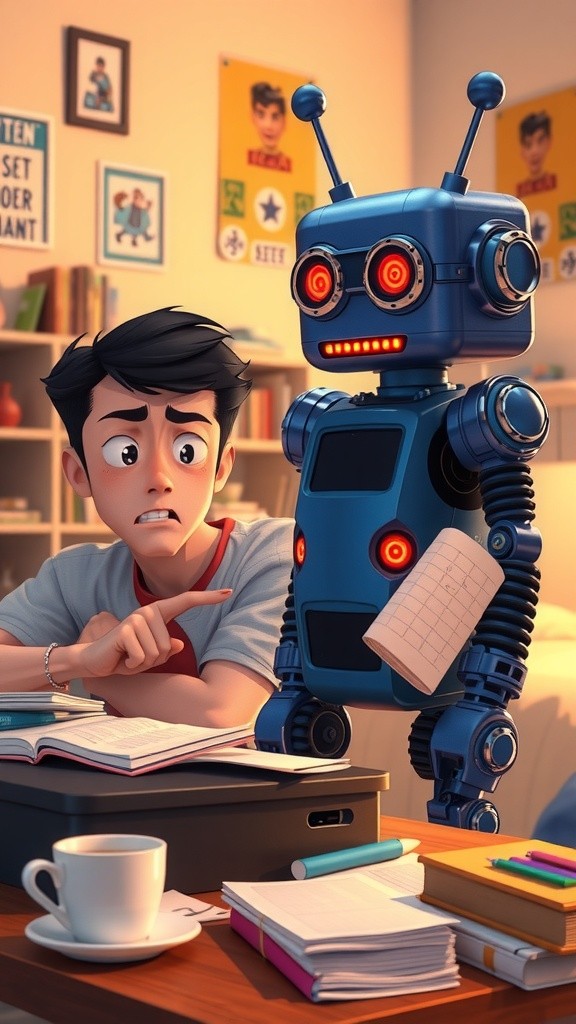 Robo dan PR: Malas Bersama!