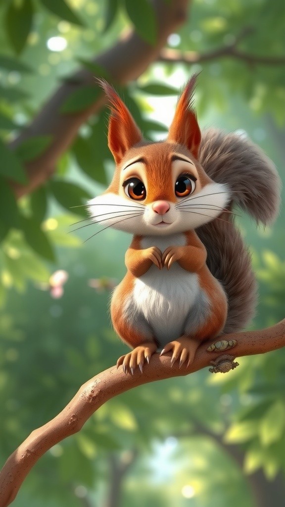 The Brave Little Squirrel