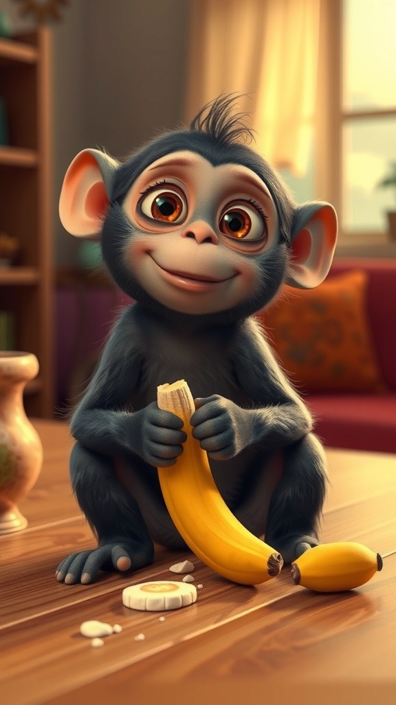 Monkey Vs. Robot: The Peel Showdown!