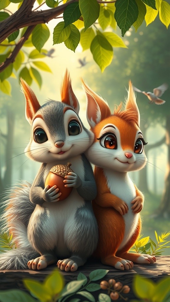 चतुर गिलहरी और लालची लोमड़ी