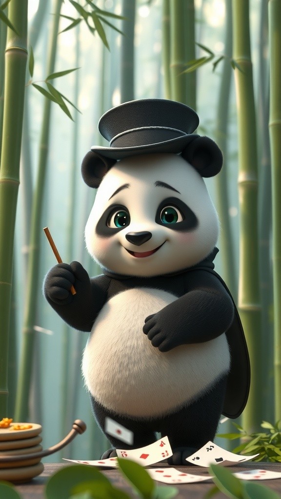 Panda Lucu yang Gagal Jadi Pesulap!