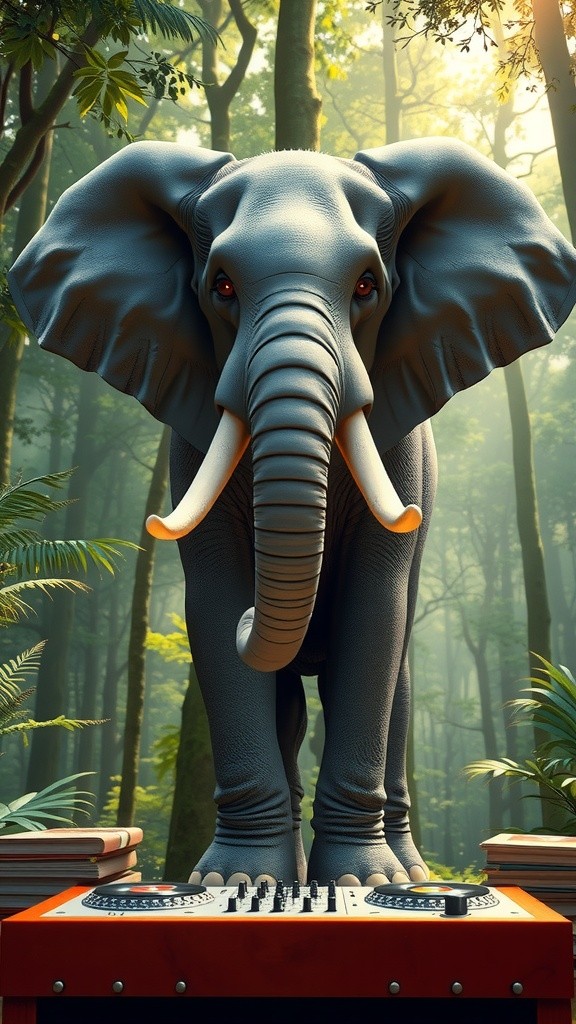 Gajah DJ: Pesta Hutan yang Terhenti!