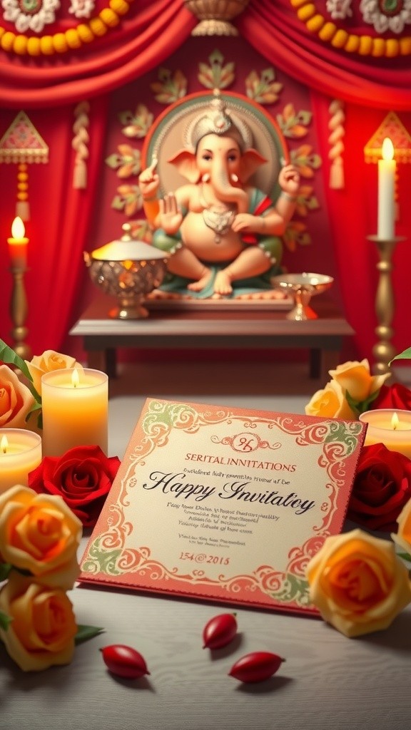 Sumit & Alka's Traditional Indian Wedding Invitation