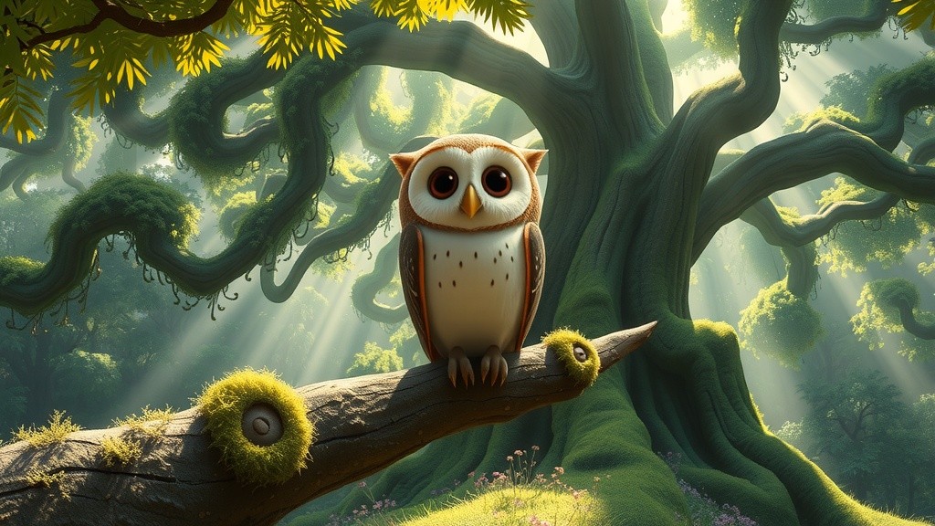 उल्लू और बंदर की कहानी: समझदारी और शरारत