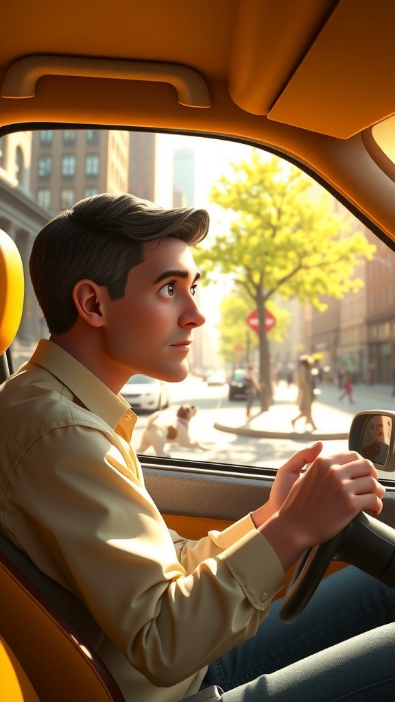 स्पाइडर-मैन की टैक्सी ड्राइविंग