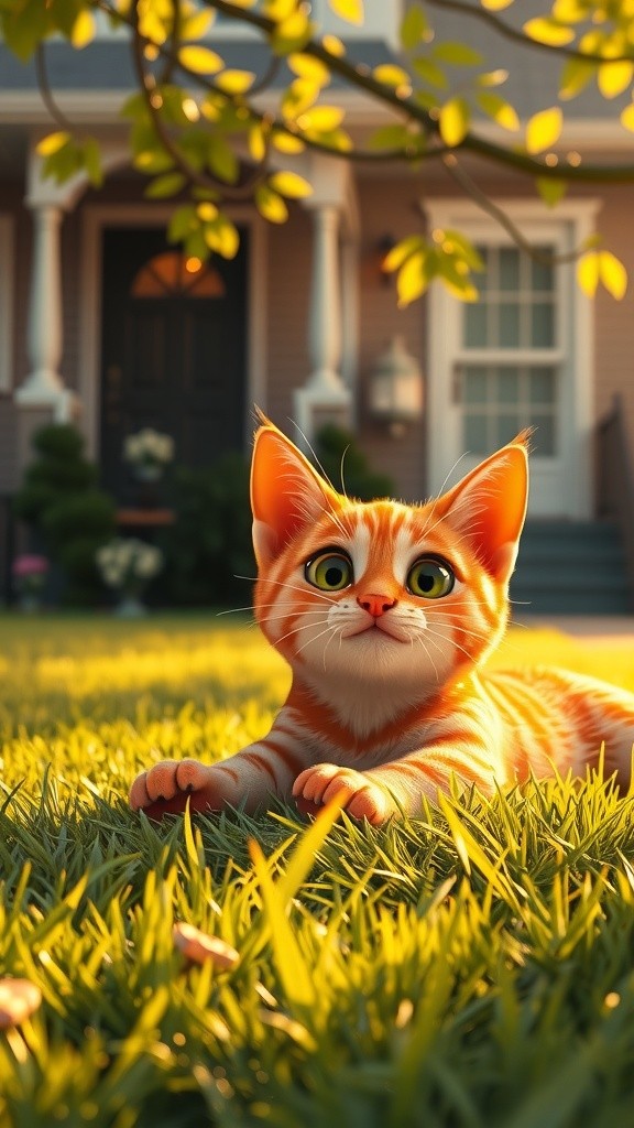 Watch a Ginger Cat vs. Monkey Showdown!