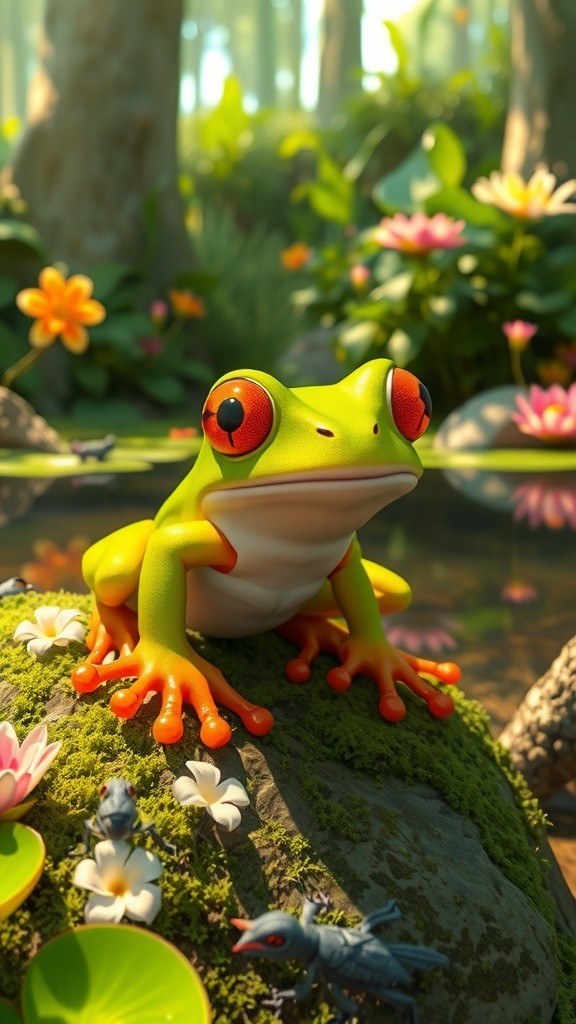 Katak Influencer: Kisah Poko dan Selfie di Rawa