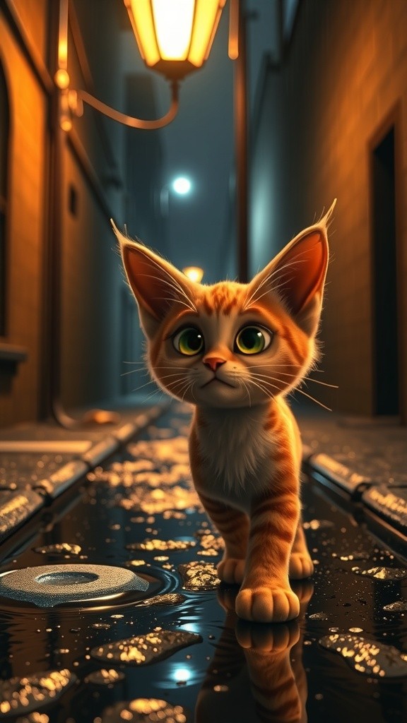 A Tale of Two Cats: Kindness in the Rain