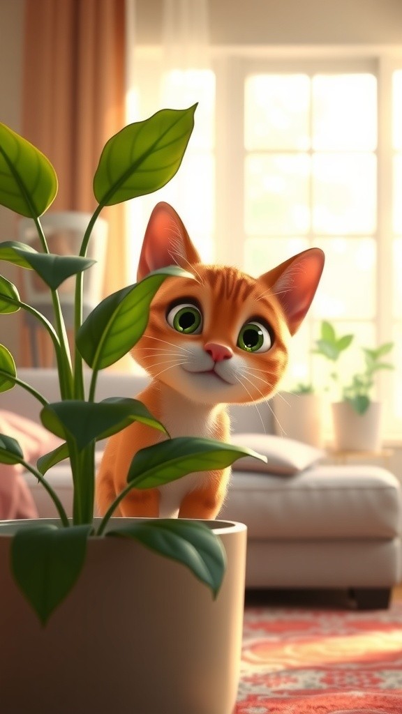 Whiskers: A Curious Cat's Quest for Treasure