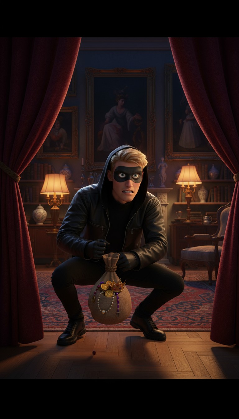 The Thief and the Parrot's Warning