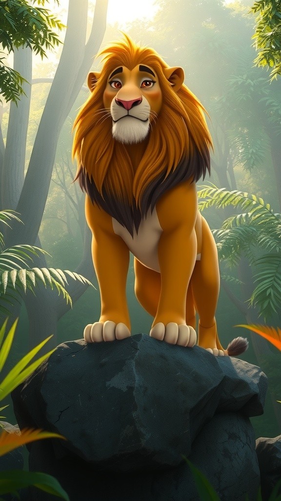 शेर और गाय की अनोखी दोस्ती