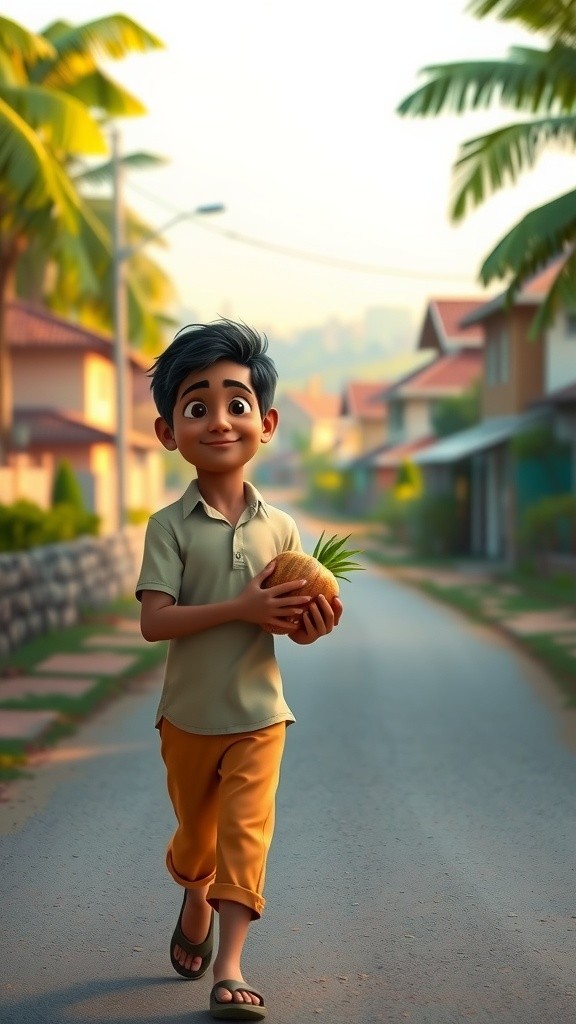 नए पौधे की उम्मीद: किसान रामु और नटखट बंदर की कहानी