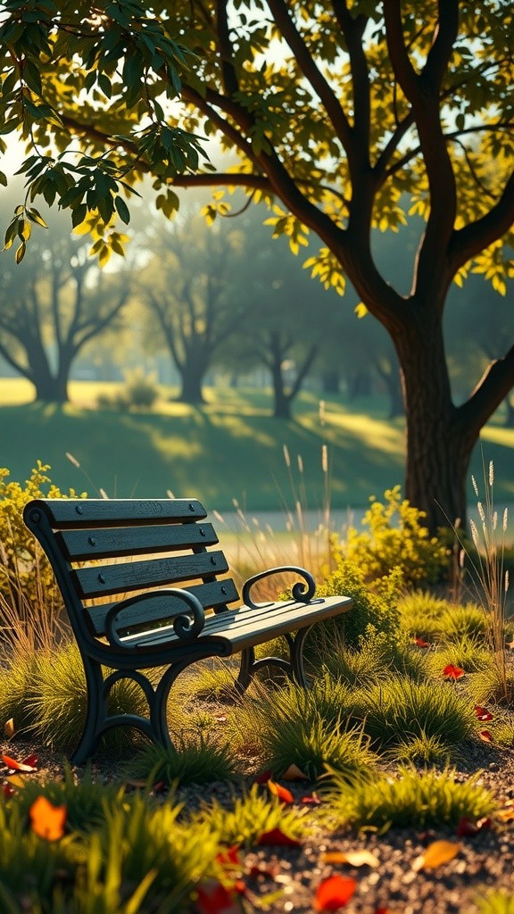 Menunggu di Bangku Taman