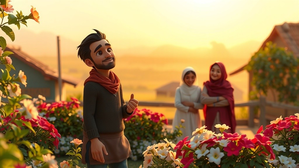 حسن وجيرانه: قصة الطيبة والعطاء