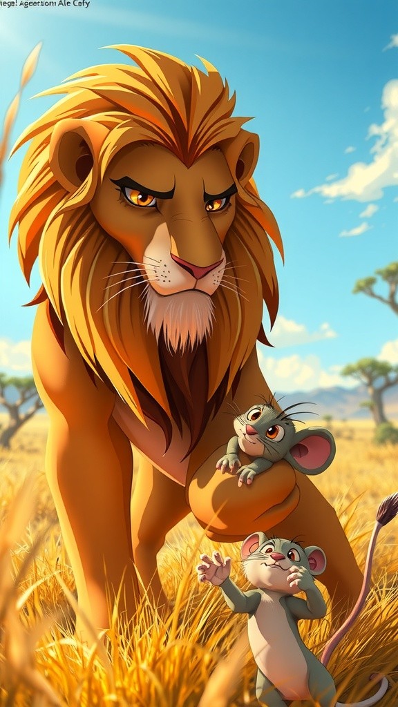 The Lion and the Mouse: A Lesson in Kindness