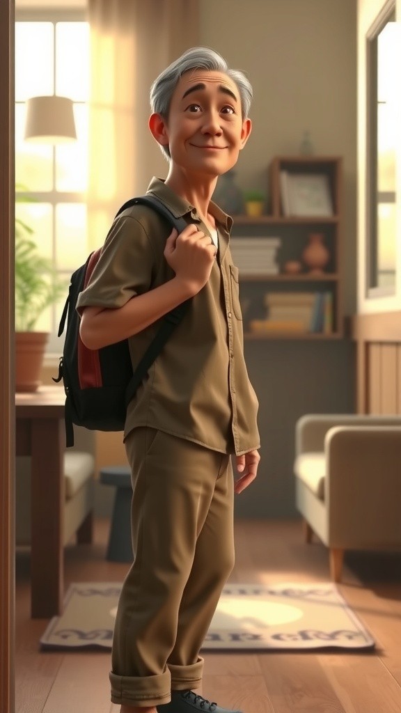 Ayah dan Anak: Makan Ayam Bersama