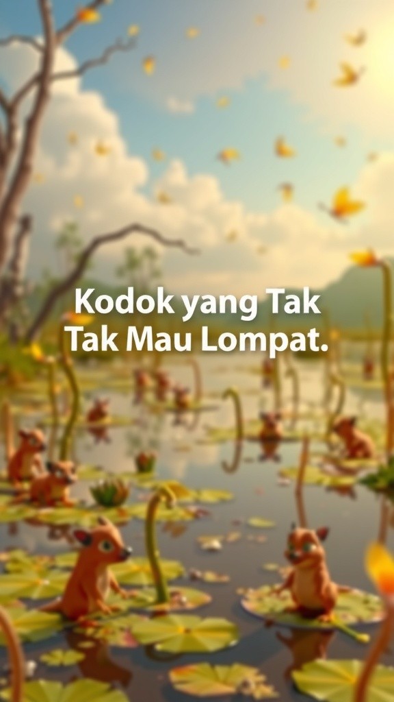 Bobo Si Kodok yang Tak Mau Lompat