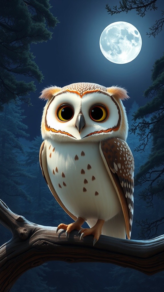 The Nighttime Friendship of Hoot the Owl