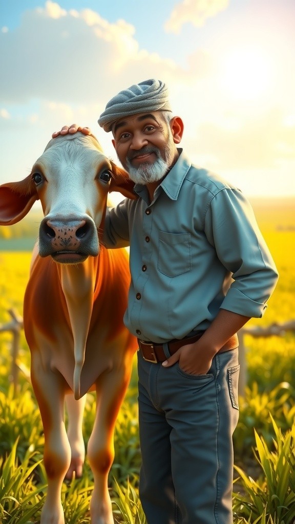 किसान की गायों की कहानी