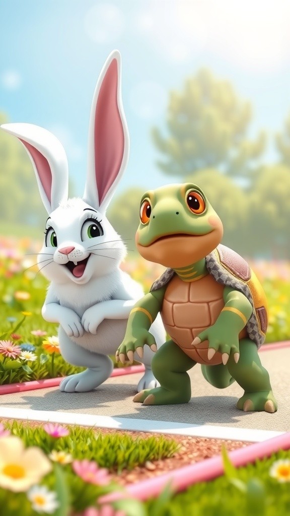 The Tortoise and the Hare: A 30-Second Tale