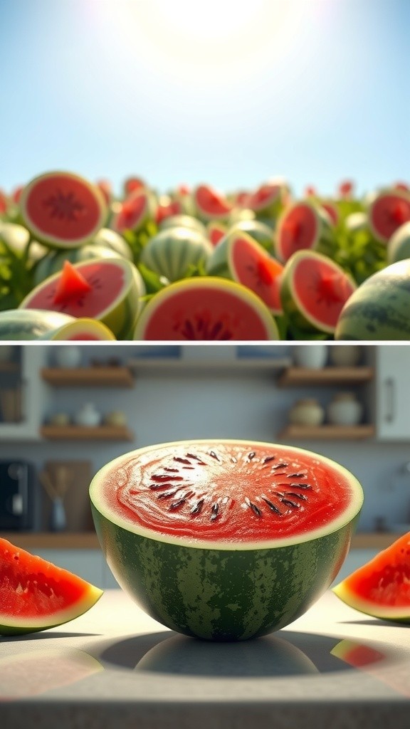 तरबूज का स्विमिंग पूल