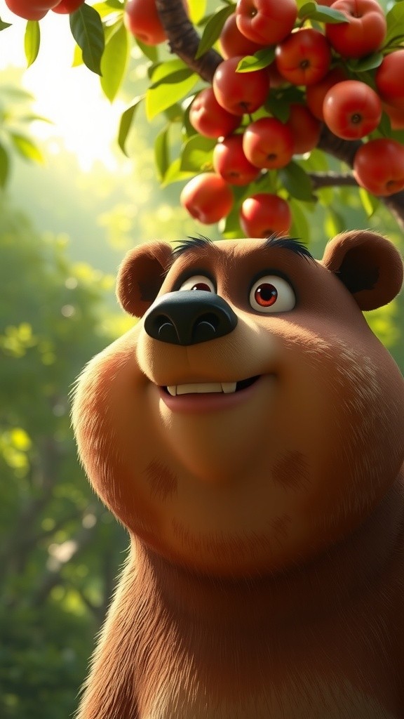 A Bear Stuck in a Tree