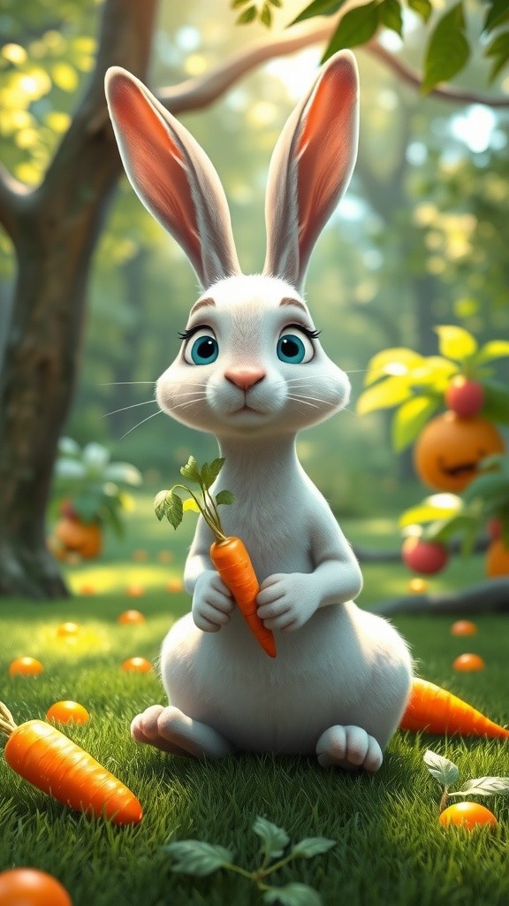 नन्हा खरगोश और गाजर की कहानी