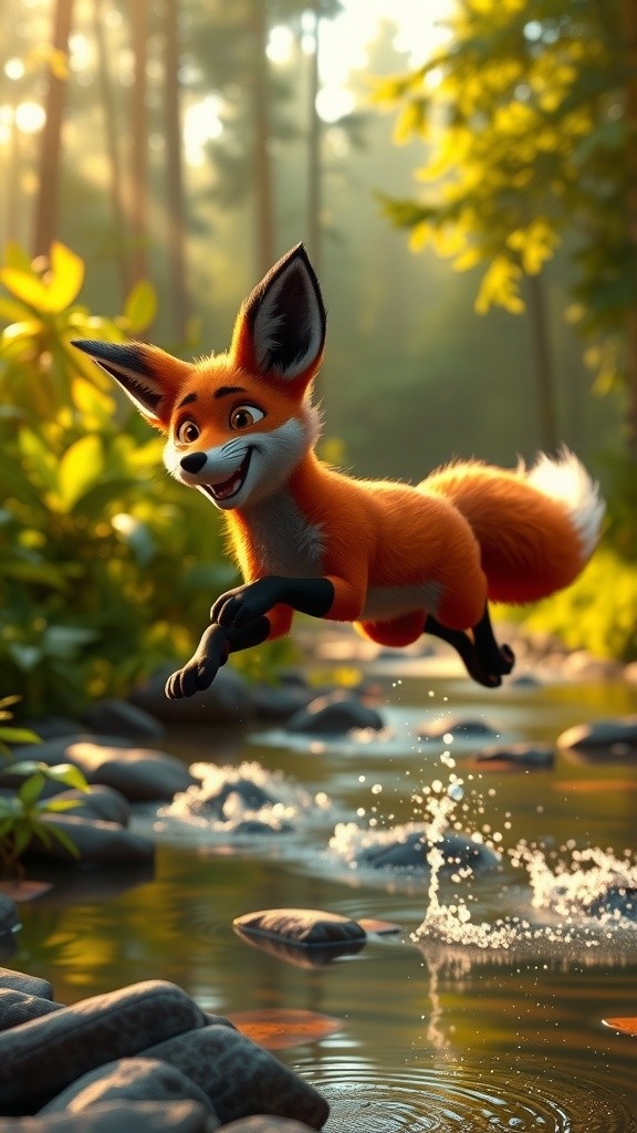 Persahabatan Rubi dan Roro di Sungai